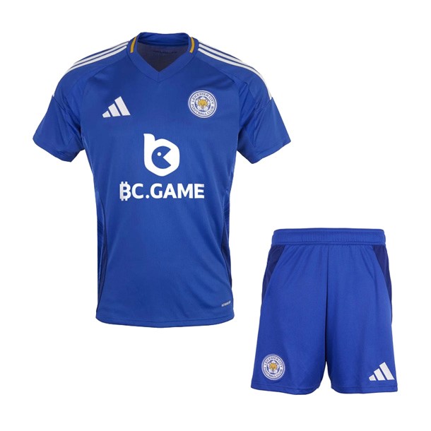 Camiseta Leicester City Primera equipo Niño 2024-25
